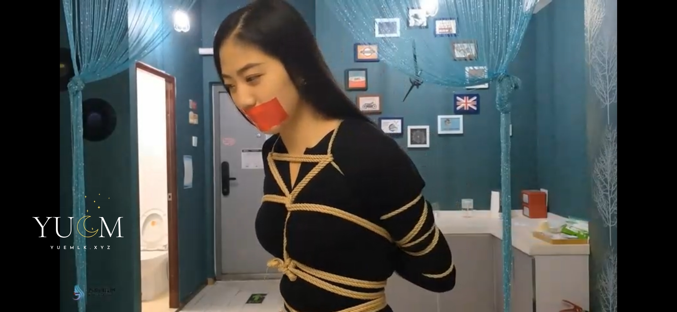 封绳宝典第十章 莫岚放置镣铐-月梦社区-YUEM-视频-束缚-Fettered-链结-脚镣-手铐-镣铐玩具月梦社区