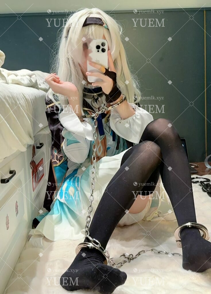 【西原喵】黑丝流萤连体铐~镣铐-月梦社区-YUEM-视频-束缚-Fettered-链结-脚镣-手铐-镣铐玩具月梦社区